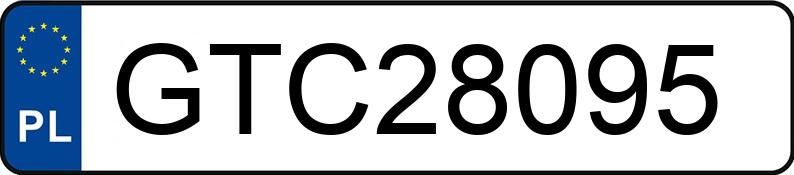 Numer rejestracyjny GTC 28095 posiada FORD FOCUS - GTC28095