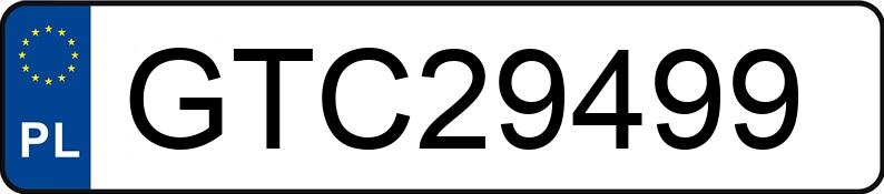 Numer rejestracyjny GTC 29499 posiada NISSAN ALMERA - GTC29499 Numer rejestracyjny GTC 29499 posiada NISSAN ALMERA - GTC29499