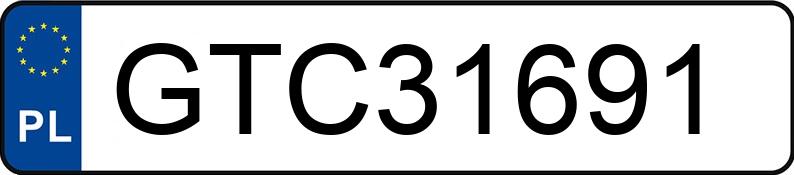 Numer rejestracyjny GTC 31691 posiada VOLKSWAGEN SHARAN - GTC31691