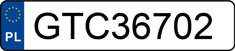 Numer rejestracyjny GTC 36702 posiada BMW 320 Diesel MR`16 E6 F30 xDrive Sport Line Steptronic - GTC36702