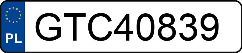 Numer rejestracyjny GTC 40839 posiada AUDI A8 - GTC40839