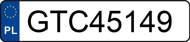 Numer rejestracyjny GTC 45149 posiada AUDI A6 Quattro 3.0 TFSI MR`11 E5 4G S tronic - GTC45149