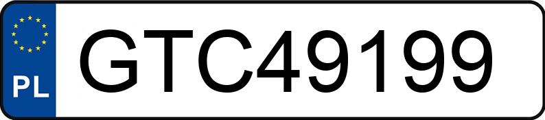Numer rejestracyjny GTC 49199 posiada SAAB 9-3 - GTC49199