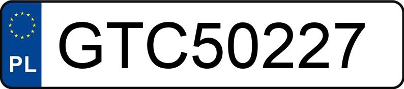 Numer rejestracyjny GTC 50227 posiada FSO-WARSZAWA POLONEZ 1.6 - GTC50227