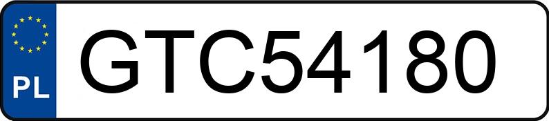 Numer rejestracyjny GTC 54180 posiada AUDI A3 - GTC54180 Numer rejestracyjny GTC 54180 posiada AUDI A3 - GTC54180