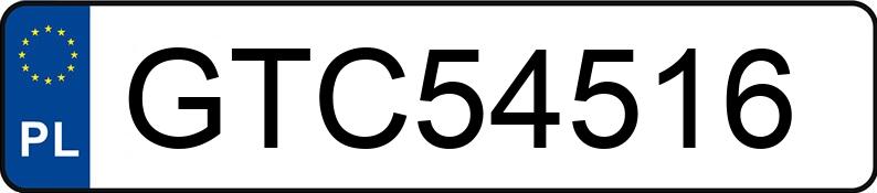 Numer rejestracyjny GTC 54516 posiada CITROEN Jumpy 1.6 HDI Kat. MR`07 E4 2.9t C - GTC54516 Numer rejestracyjny GTC 54516 posiada CITROEN Jumpy 1.6 HDI Kat. MR`07 E4 2.9t C - GTC54516