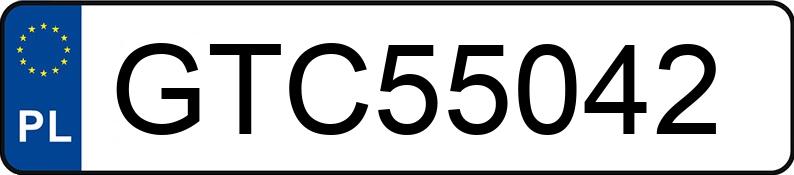 Numer rejestracyjny GTC 55042 posiada BMW 320 COUPE - GTC55042