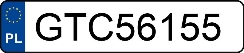 Numer rejestracyjny GTC 56155 posiada KIA CEED - GTC56155 Numer rejestracyjny GTC 56155 posiada KIA CEED - GTC56155
