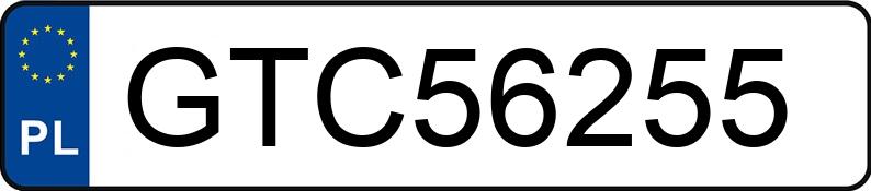 Numer rejestracyjny GTC 56255 posiada AUDI A4 2.0 TDI - GTC56255