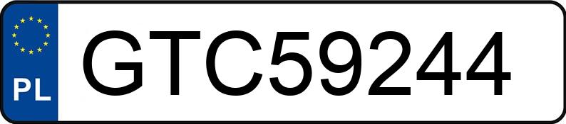 Numer rejestracyjny GTC 59244 posiada OPEL INSIGNIA - GTC59244 Numer rejestracyjny GTC 59244 posiada OPEL INSIGNIA - GTC59244