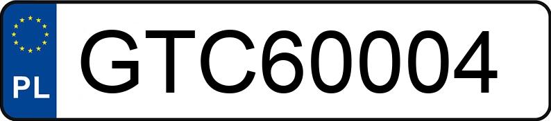 Numer rejestracyjny GTC 60004 posiada MERCEDES-BENZ CLS 550 - GTC60004