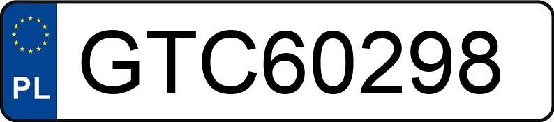 Numer rejestracyjny GTC 60298 posiada AUDI A1 - GTC60298
