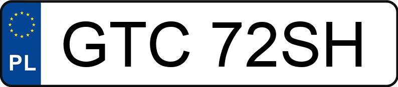 Numer rejestracyjny GTC 72SH posiada BMW 316i Kat. E36 316i Kat. E36 - GTC72SH