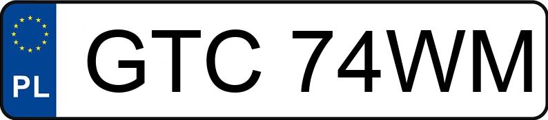 Numer rejestracyjny GTC 74WM posiada MERCEDES-BENZ SPRINTER - GTC74WM