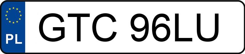 Numer rejestracyjny GTC 96LU posiada AUDI A4 1.6 Kat. B5 A4 1.6 Kat. B5 - GTC96LU