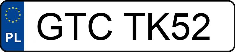 Numer rejestracyjny GTC TK52 posiada FORD FOCUS C-MAX - GTCTK52