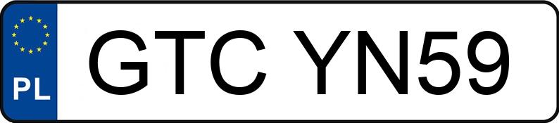 Numer rejestracyjny GTC YN59 posiada FORD Mondeo 3.0 MR`06 E4 ST 220 - GTCYN59 Numer rejestracyjny GTC YN59 posiada FORD Mondeo 3.0 MR`06 E4 ST 220 - GTCYN59