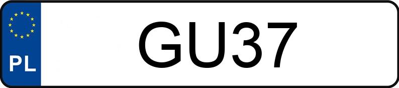 Numer rejestracyjny GU 37 posiada MERCEDES-BENZ ML 500 MR`01 E3 W163 ML 500 MR`01 E3 W163 - GU37