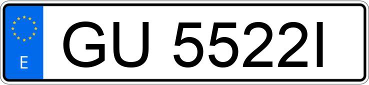 Numer rejestracyjny GU5522I posiada VOLVO S40 1.8