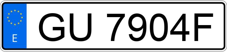 Numer rejestracyjny GU7904F posiada SEAT TOLEDO