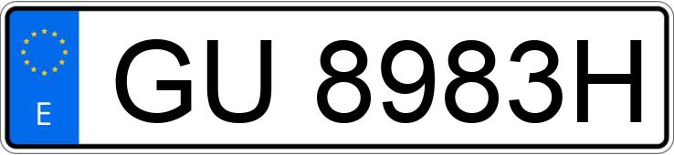 Numer rejestracyjny GU8983H posiada NISSAN TERRANO II Numer rejestracyjny GU8983H posiada NISSAN TERRANO II