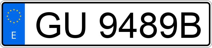 Numer rejestracyjny GU9489B posiada FORD TAUNUS Numer rejestracyjny GU9489B posiada FORD TAUNUS
