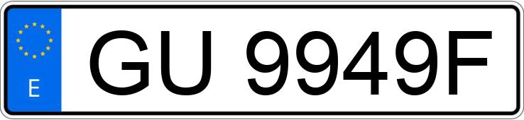 Numer rejestracyjny GU9949F posiada JEEP CHEROKEE