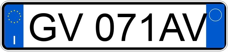 Numer rejestracyjny GV071AV posiada FIAT Panda 3a serie Numer rejestracyjny GV071AV posiada FIAT Panda 3a serie