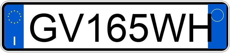 Numer rejestracyjny GV165WH posiada MINI Mini 5P Numer rejestracyjny GV165WH posiada MINI Mini 5P