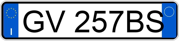 Numer rejestracyjny GV257BS posiada MITSUBISHI Space Star 3a serie Numer rejestracyjny GV257BS posiada MITSUBISHI Space Star 3a serie