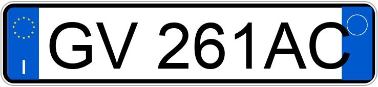 Numer rejestracyjny GV261AC posiada FIAT Panda 3a serie