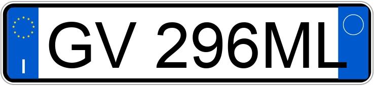 Numer rejestracyjny GV296ML posiada FIAT Panda 3a serie Numer rejestracyjny GV296ML posiada FIAT Panda 3a serie