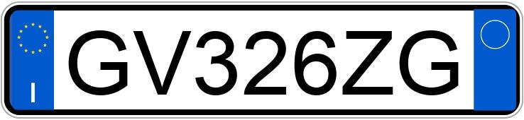 Numer rejestracyjny GV326ZG posiada VOLKSWAGEN ID.3