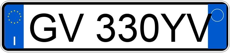 Numer rejestracyjny GV330YV posiada CITROEN C4 3a serie