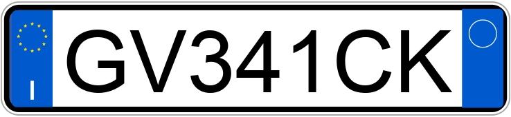 Numer rejestracyjny GV341CK posiada CITROEN C3 3a serie