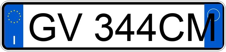 Numer rejestracyjny GV344CM posiada JEEP Compass 2a serie