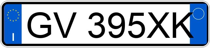 Numer rejestracyjny GV395XK posiada TESLA Model Y