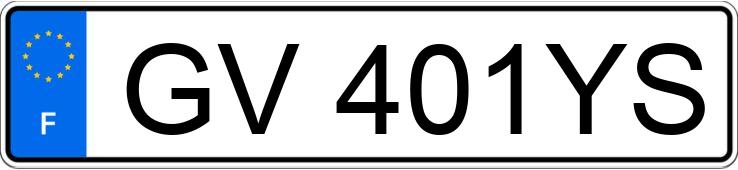 Numer rejestracyjny GV401YS posiada DS DS4 II