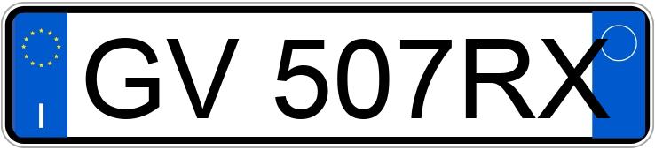 Numer rejestracyjny GV507RX posiada BMW Serie 2 G.C.