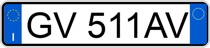 Numer rejestracyjny GV511AV posiada FIAT Tipo
