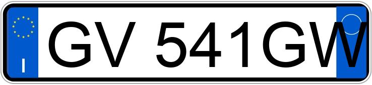 Numer rejestracyjny GV541GW posiada PEUGEOT 308 3a serie