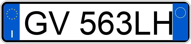 Registreringsnummeret GV563LH har TESLA MODEL Y