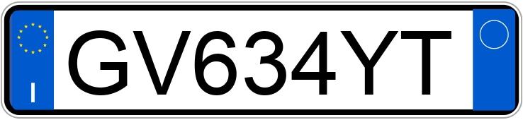 Numer rejestracyjny GV634YT posiada CITROEN C4 3a serie Numer rejestracyjny GV634YT posiada CITROEN C4 3a serie