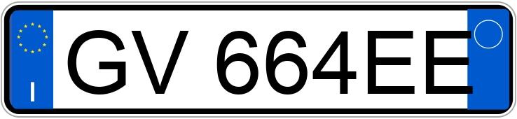 Numer rejestracyjny GV664EE posiada LANCIA Ypsilon 4a serie