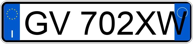 Numer rejestracyjny GV702XW posiada TESLA Model 3