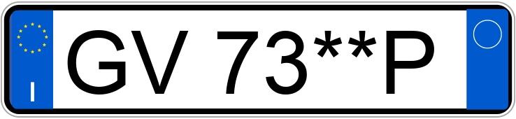 Registreringsnummeret GV73**P har SEAT ARONA