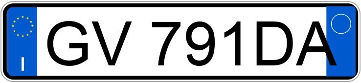 Numer rejestracyjny GV791DA posiada FIAT Panda 3a serie Numer rejestracyjny GV791DA posiada FIAT Panda 3a serie