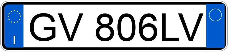 Numer rejestracyjny GV806LV posiada AUDI A3 4a serie