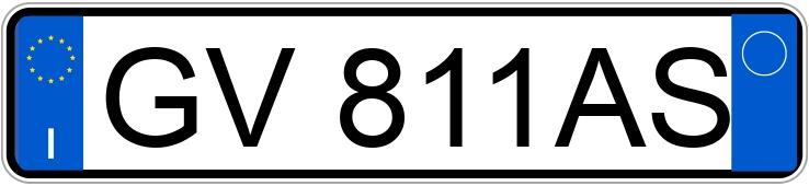 Numer rejestracyjny GV811AS posiada AUDI A1 2a serie
