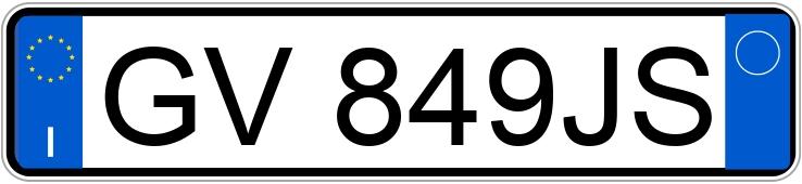 Numer rejestracyjny GV849JS posiada BMW X4